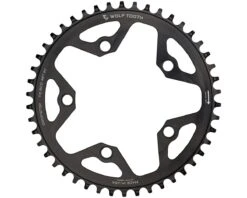 Wolf Tooth Components Gravel/CX/Road Chainring (Black) (Drop-Stop B) (Single) (110mm BCD) (36T)