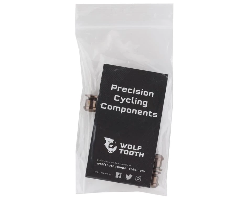 Wolf Tooth Components Dual Hex Fitting Chainring Bolts (Espresso) (6mm) (5 Pack) (For 1x Use) - Image 2