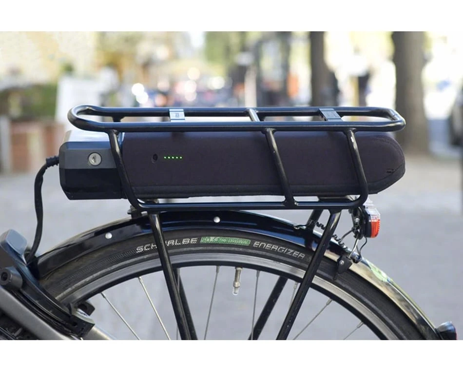Fahrer Akku Insulated E-Bike Battery Cover (Black) (Shimano STEPS Rack Mount) - Image 4