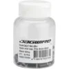 Jagwire Sealed Alloy End Caps (Black) (4mm) (Bottle Of 50)