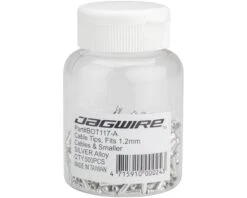 Jagwire Cable End Crimps (Silver) (1.2mm) (Bottle Of 500)