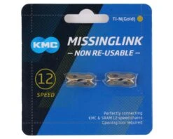 KMC MissingLink 12 (Gold) (12 Speed) (2-Pack) (Non-Reusable)