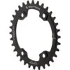 Wolf Tooth Components PowerTrac Elliptical Chainring (Black) (Drop-Stop A) (Single) (32T) (96mm Shimano Asym. BCD) (XT M8000/SLX M7000)