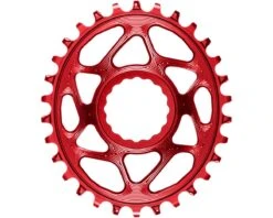 Absolute Black Direct Mount Race Face Cinch Oval Chainrings (Red) (Single) (3mm Offset/Boost) (26T) (1 X 10/11/12 Speed)