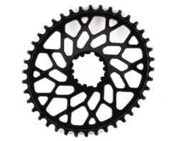 Absolute Black GXP/BB30 Direct Mount Oval CX Chainring (Black) (1x) (6mm Offset) (Single) (40T) (SRAM 3-Bolt)