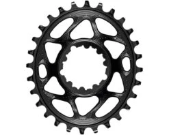 Absolute Black SRAM GXP Direct Mount Oval Chainrings (Black) (Single) (3mm Offset/Boost) (28T) (1 X 10/11/12 Speed)