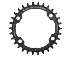 Wolf Tooth Components Shimano Chainring (Black) (XT 8000/SLX M7000) (Drop-Stop A) (Single) (30T) (96mm BCD)