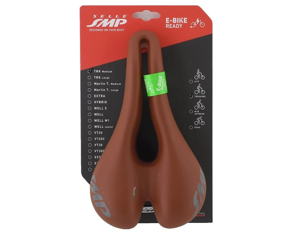 Selle SMP TRK Medium Saddle (Brown) (M) (160mm) - Image 5